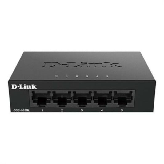 Switch de mesa D-Link DGS-105GL 5xGB Plug&Play Preto, Informática, Dispositivos de rede de D-Link - Por apenas €30.40! Compre já na ElectronicaSL